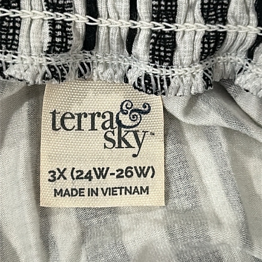 Convertible Smocked Maxi Skirt Dress Plus Size 3X (24W–26W) Riviera Stripe NWT - Picture 4 of 9